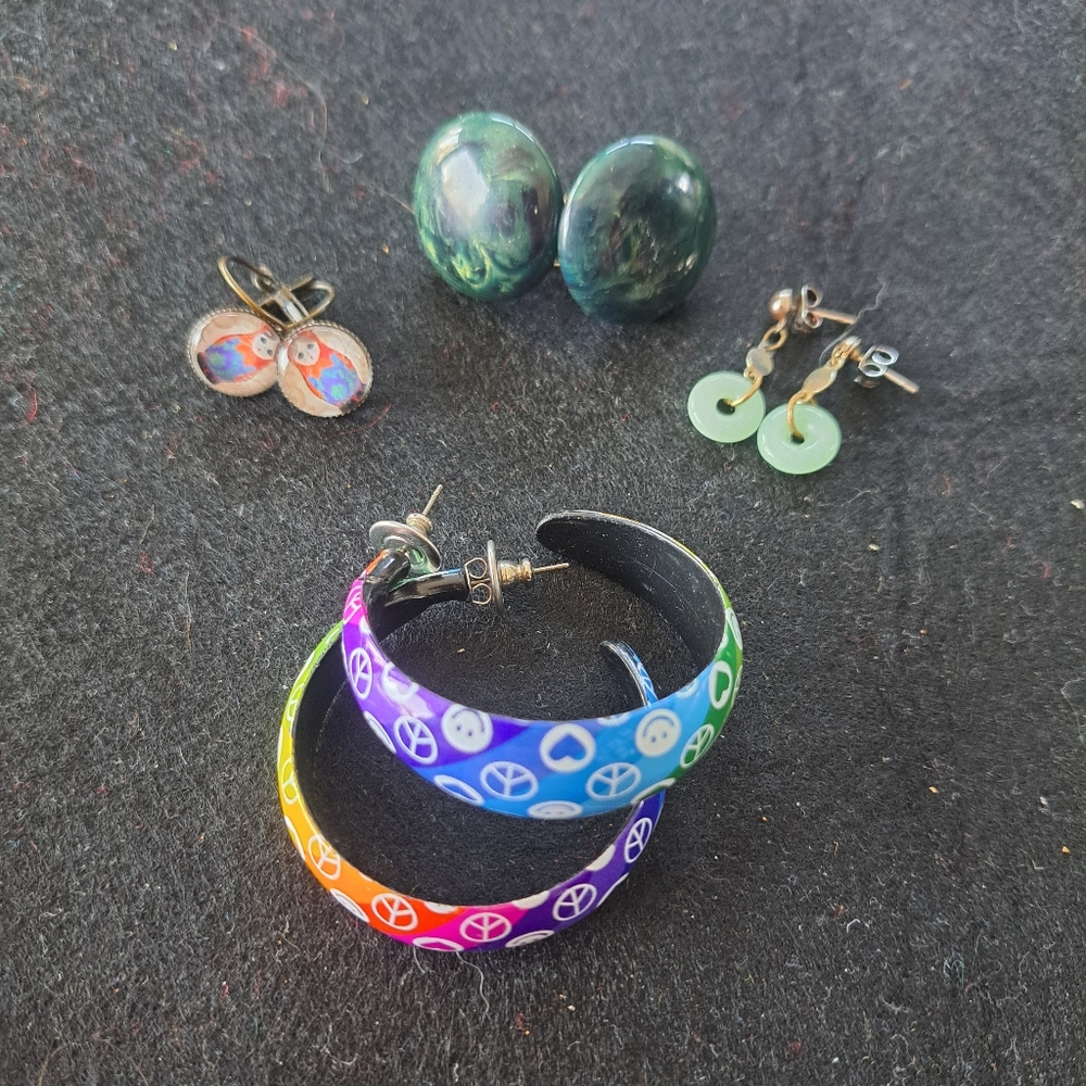 Assortment of earrings